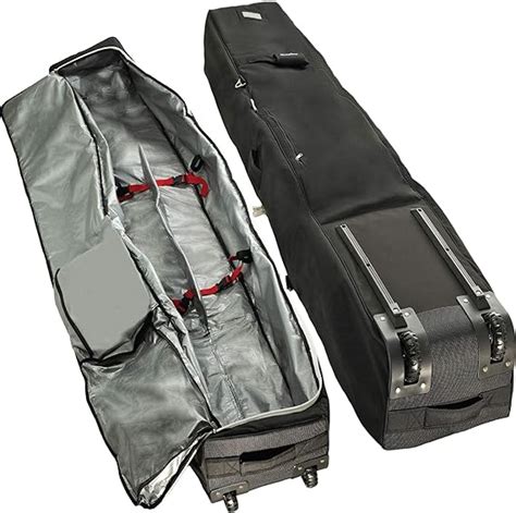 double ski bag for air travel|double ski bag with wheels.